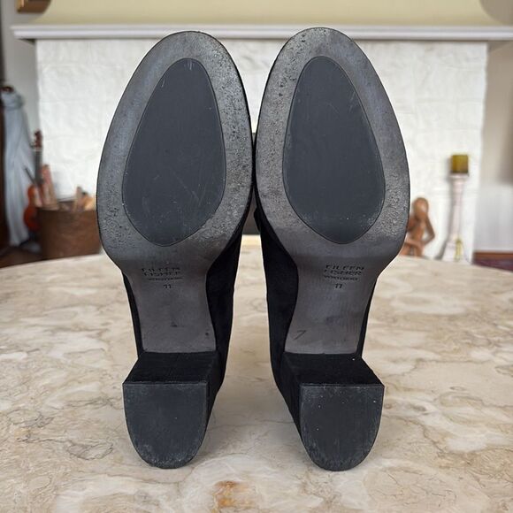 Eileen Fisher Becon Suede Platform Pumps - Picture 11 of 14